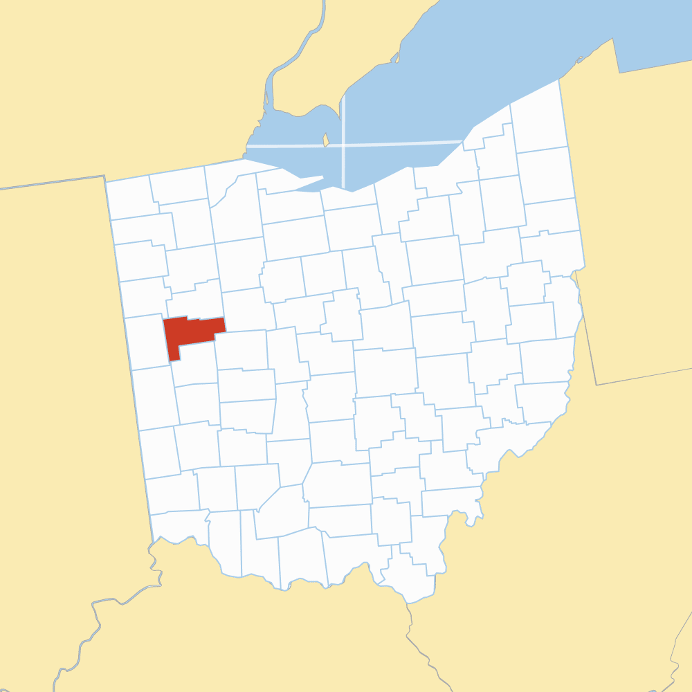 auglaize county map